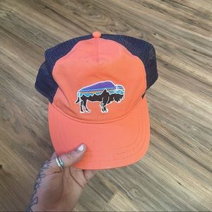LIKE NEW Patagonia Bison Trucker Hat